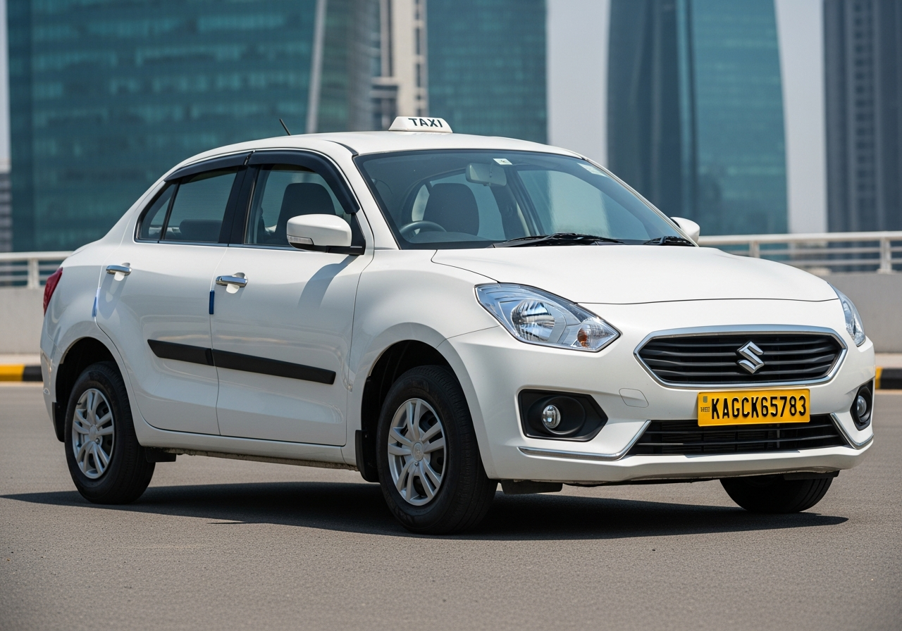 Sedan Taxi - Dzire, Etios, Honda City for comfortable Delhi NCR trips